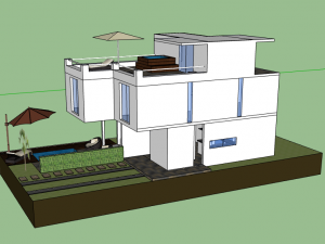 modern house 3D Модель
