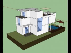 modern house 3D Модель