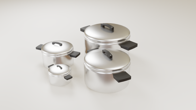 pots Modello 3D .c4d .max .obj .3ds .fbx .stl .blend 