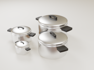 pots Modello 3D