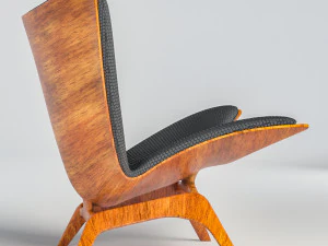 the reader armchair 3D Model