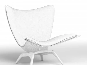 the reader armchair 3D Model