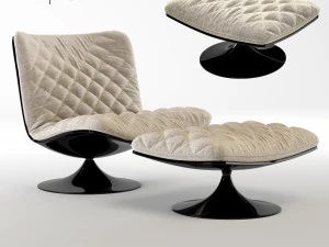 Baxter-Sessel 3D Modell