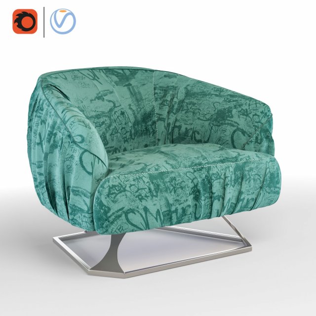 Borzalino Sigmund-3 different materials 3D Model .c4d .max .obj .3ds .fbx .stl .blend