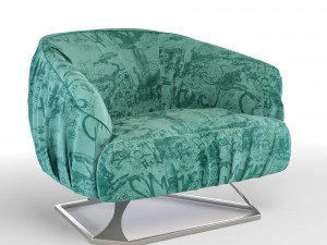 Borzalino Sigmund-3 different materials 3D Model