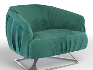 Borzalino Sigmund-3 different materials 3D Model