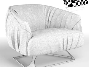 Borzalino Sigmund-3 different materials 3D Model