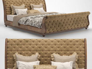 Sleigh bed Modelo 3D