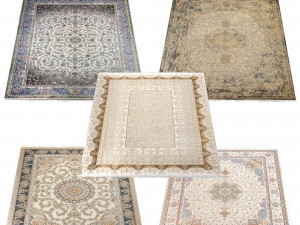 Persian Carpet Collection-vol2-4k texture Modello 3D