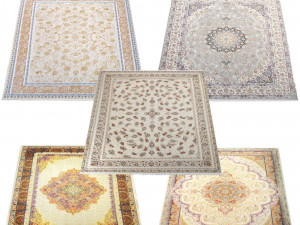 Persian Carpet Collection-vol3-4k texture 3D मॉडल