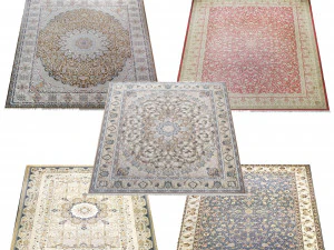 Persian Carpet Collection-vol4-4k texture 3D Model