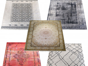 Persian Carpet Collection-vol6-4k texture Model 3D