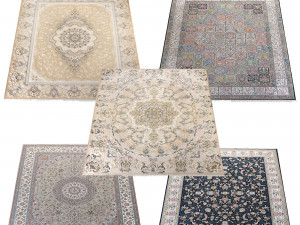Persian Carpet Collection-vol7-4k texture Model 3D