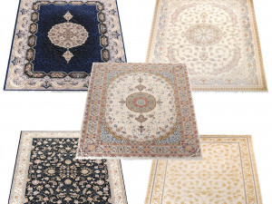 Persian Carpet Collection-vol8-4k texture 3D-Modell