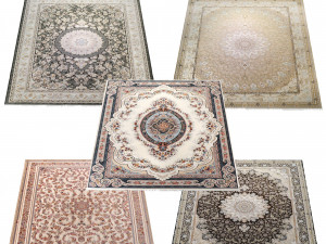 Persian Carpet Collection-vol9-4k texture 3D Модель
