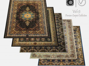 Persian Carpet Collection-vol13-4k texture 3D Model