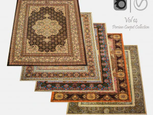 Persian Carpet Collection-vol14-4k texture 3D Model