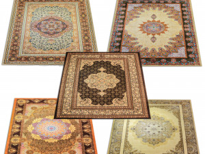 Persian Carpet Collection-vol14-4k texture Model 3D