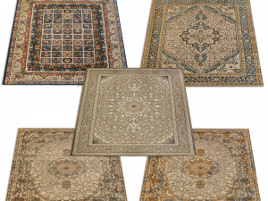 Persian Carpet Collection-vol15-4k texture 3D 模型