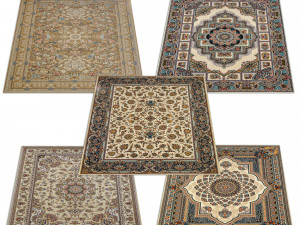 Persian Carpet Collection-vol16-4k texture Modelo 3D