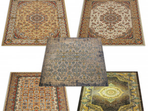 Persian Carpet Collection-vol17-4k texture 3D 模型