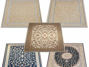 Persian Carpet Collection-vol19-4k texture 3D Model