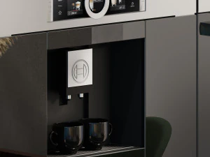 духовка і кавоварка bosch 3D Модель