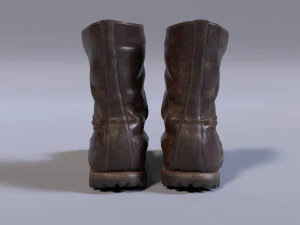 leather boots 3D Model