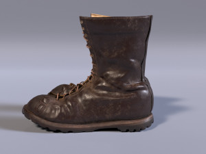leather boots Model 3D