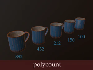 caneca esmaltada antiga Modelo 3D