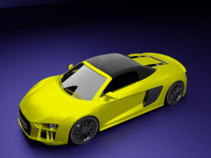 Audi r8 v10 spyder Modelo 3D