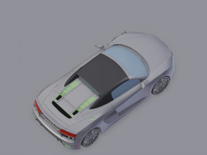 Audi r8 v10 spyder 3D Model