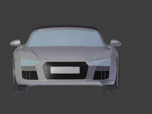 Audi r8 v10 spyder 3D Model