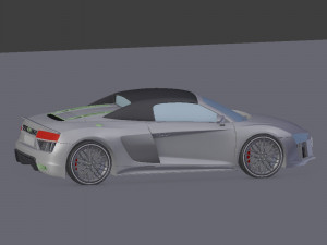 Audi r8 v10 spyder 3D Model