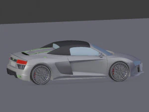 Audi r8 v10 spyder 3D Model