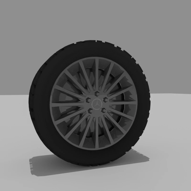car tire 3D Model .c4d .max .obj .3ds .fbx .stl .blend 