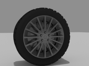 car tire 3D Модель