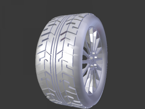 car tire 3D मॉडल