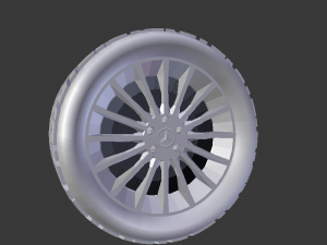 car tire 3D मॉडल