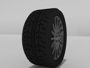 car tire 3D मॉडल