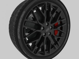 car tire Model 3D