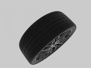 car tire Model 3D