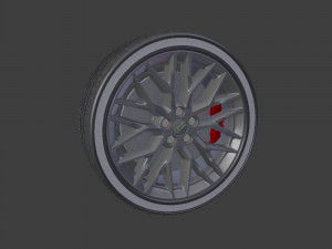 car tire Model 3D