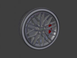 car tire 3D Model