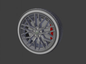 car tire Model 3D