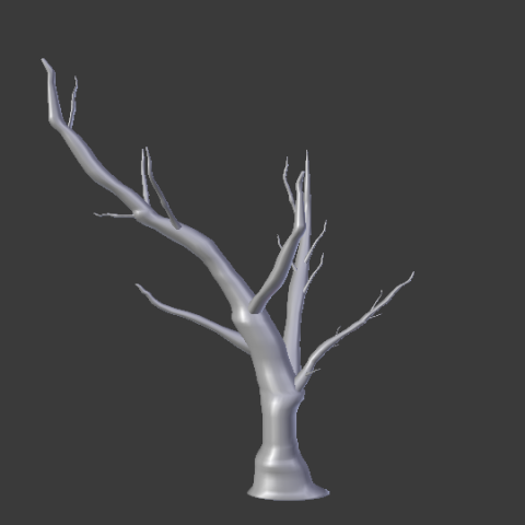dry tree 3D Model .c4d .max .obj .3ds .fbx .stl .blend 