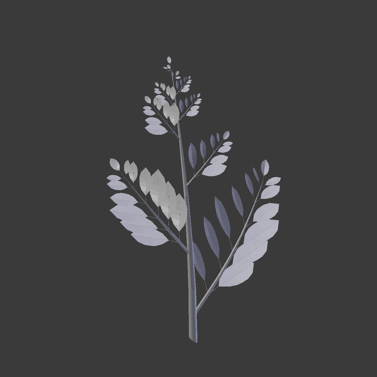 branch 3D Model .c4d .max .obj .3ds .fbx .stl .blend 