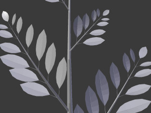 branch 3D-Modell