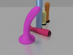 five female toys Modelo 3D