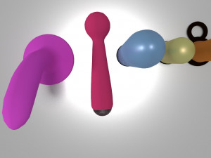 five female toys Modelo 3D